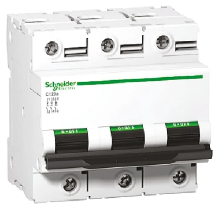 Schneider Electric A9N18469 Acti9 C120H 3P 100A, 15kA C eğrisi Otomat
