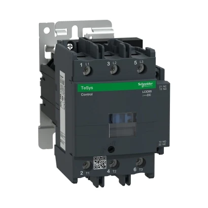 Schneider Electric LC1D95ED TeSys Deca Kontaktör 3P 95A AC3 48VDC — üretici katalog görseli