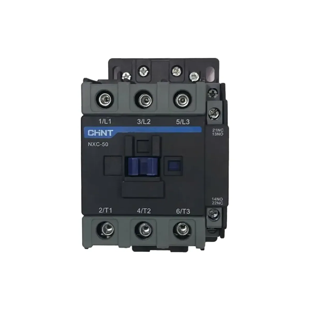 Chint NXC-50 220V AC Coil 3-Pole 50A 1NO+1NC Contactor with Auxiliary Contact 22kW
