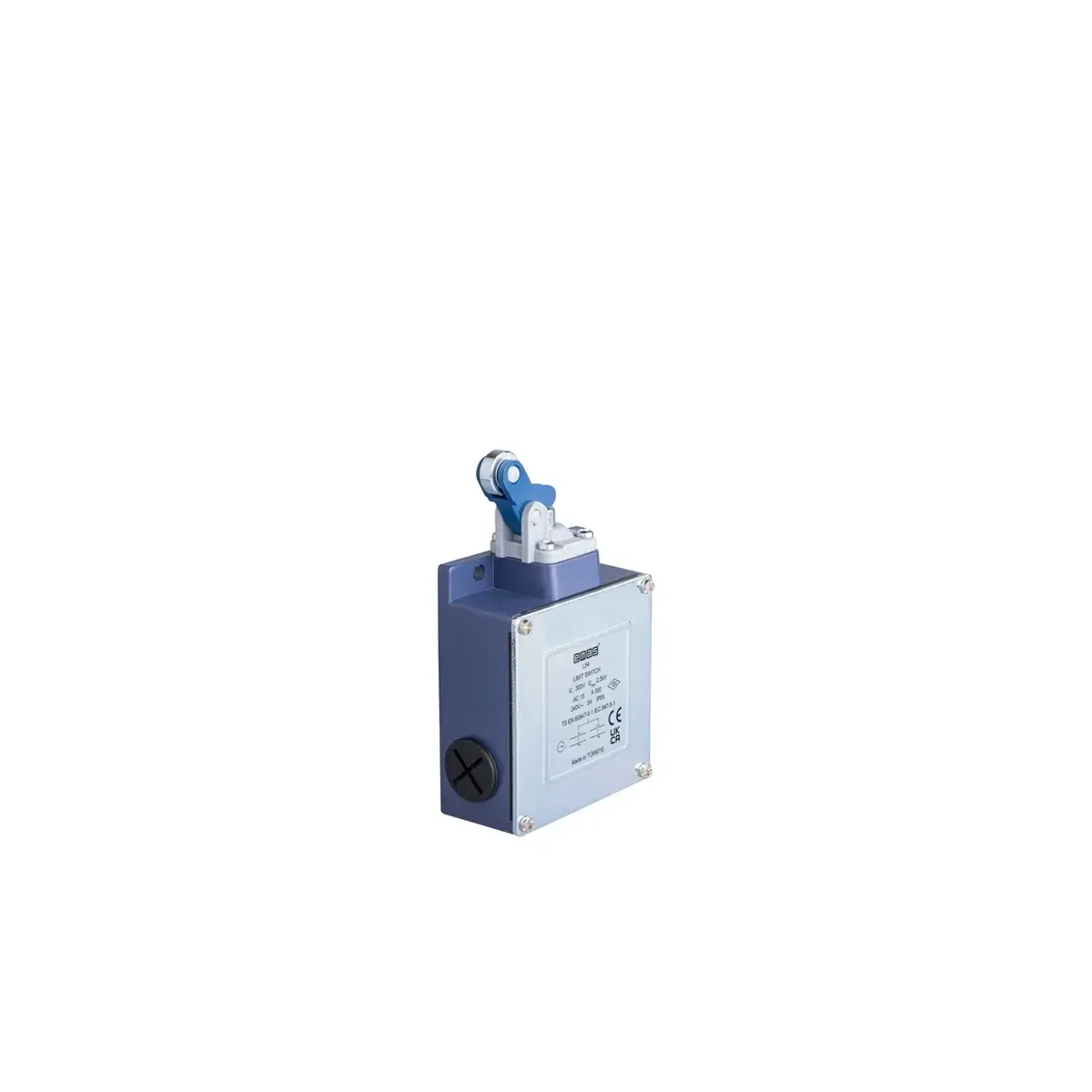 Emas L54 Metal Housing 14 mm Metal Roller Crank Lever Snap-Action 2* (1NC+1NO ) Limit Switch L54K16MIM411