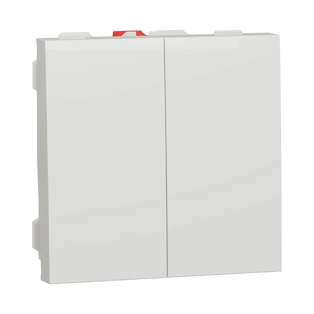 Schneider Electric NU321118 Yeni Unica, Changeover Switch 2 module, White