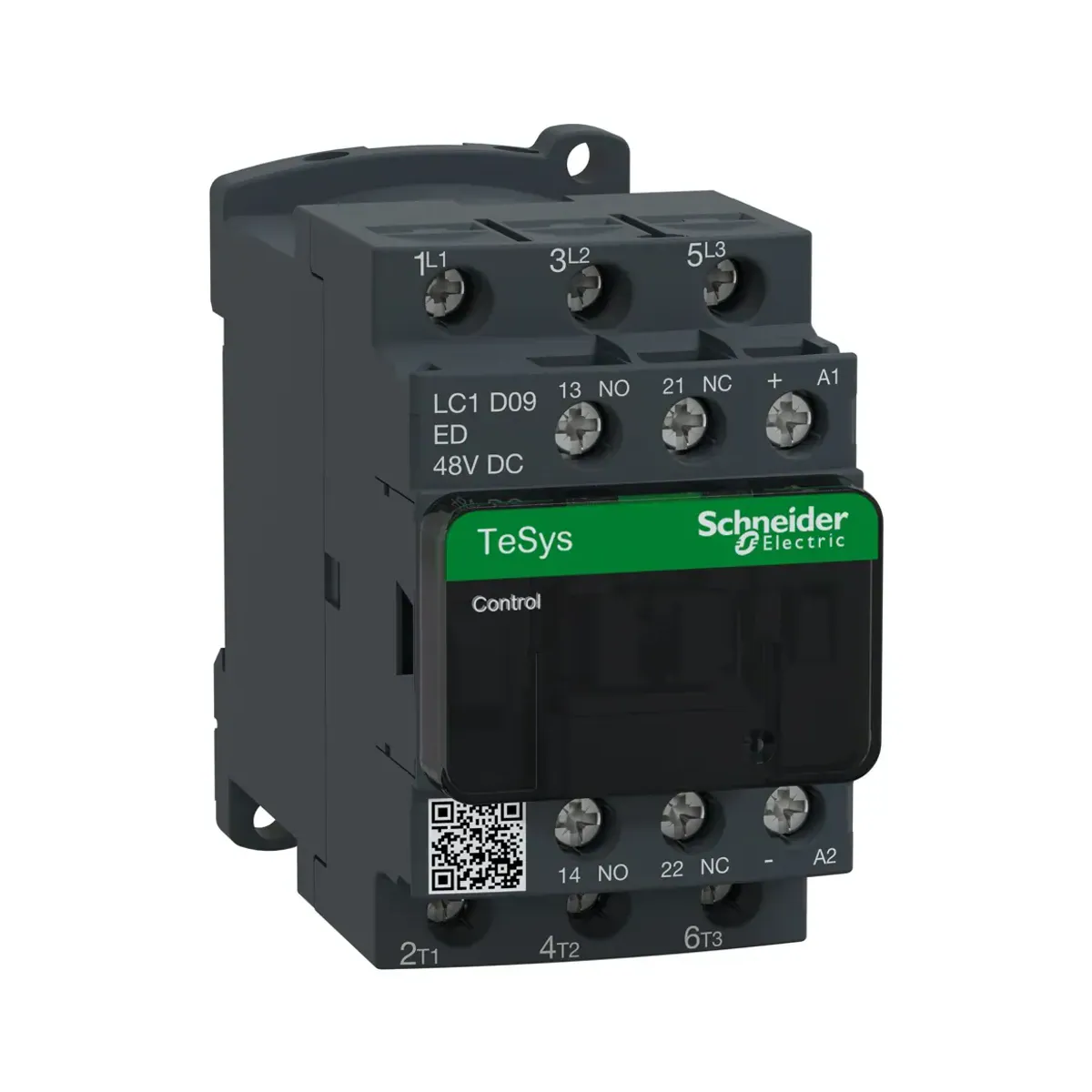 Schneider LC1D09ED TeSys Deca Kontaktör 3 Kutuplu 9A AC3 48V DC