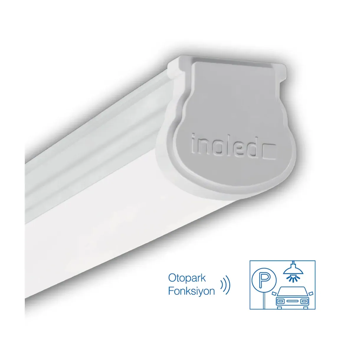 40W Otopark Fonksiyonlu 6500 K Aspera Serisi LED Etanj Armatür