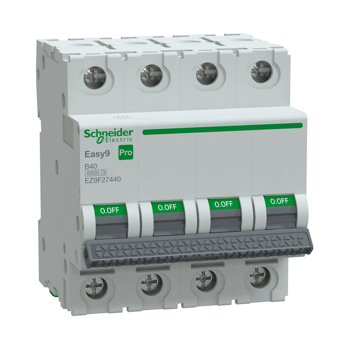 Schneider Electric EZ9F27440 Pro Sigorta 4P B Eğrisi 40A 6 kA — üretici ürün görseli