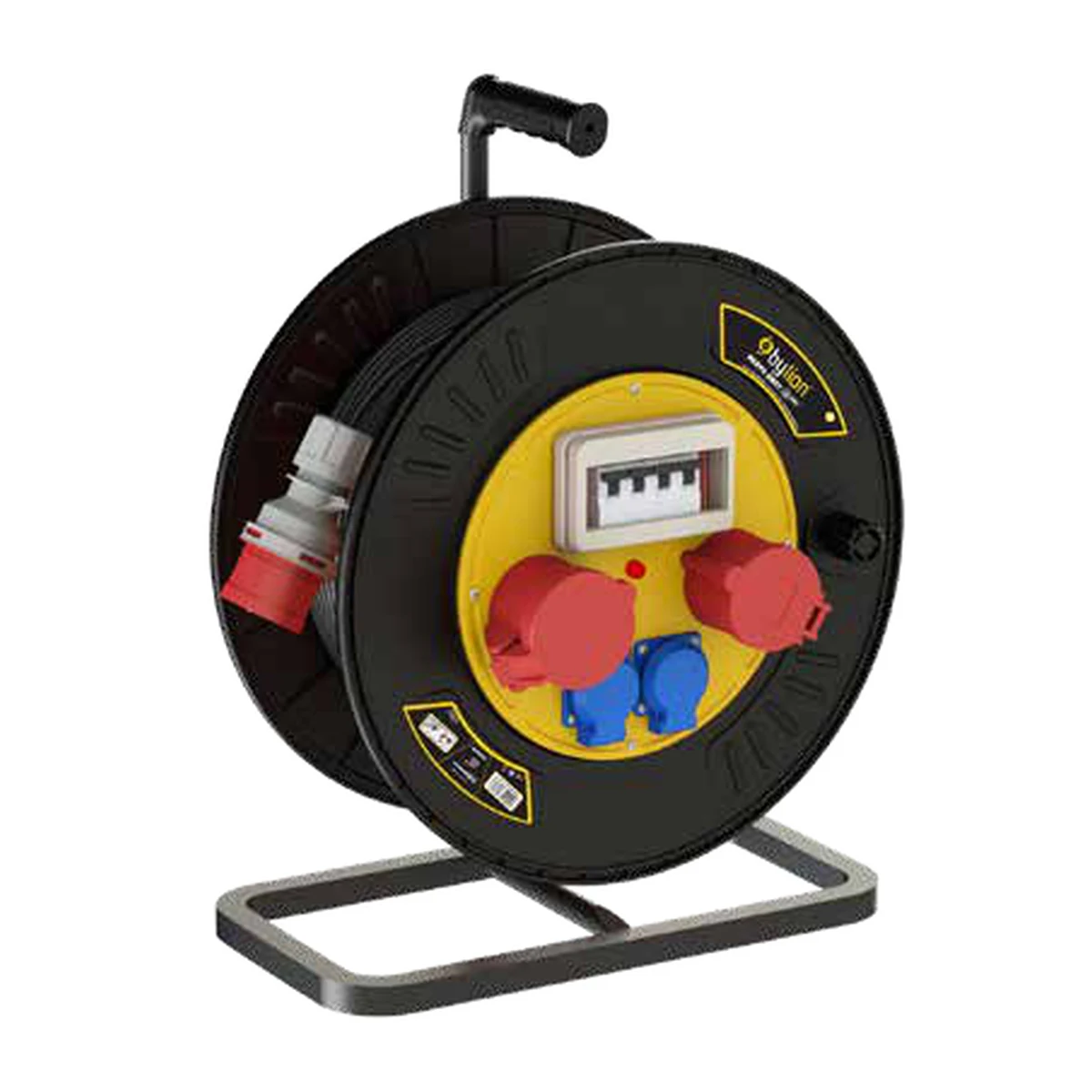 Bylion 192-400-9325 PBI-25525-2T2F Cable Reel 25 m 5G2.5 IP44 Black