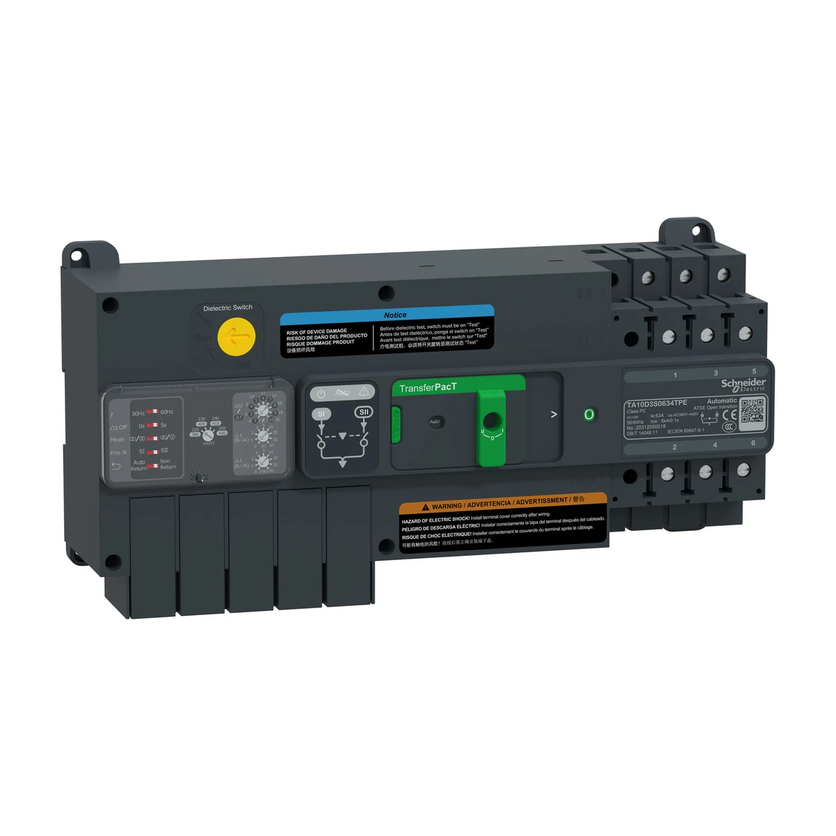 Schneider Electric TA10D3S0634TPE TA10.063A 3P Rotary