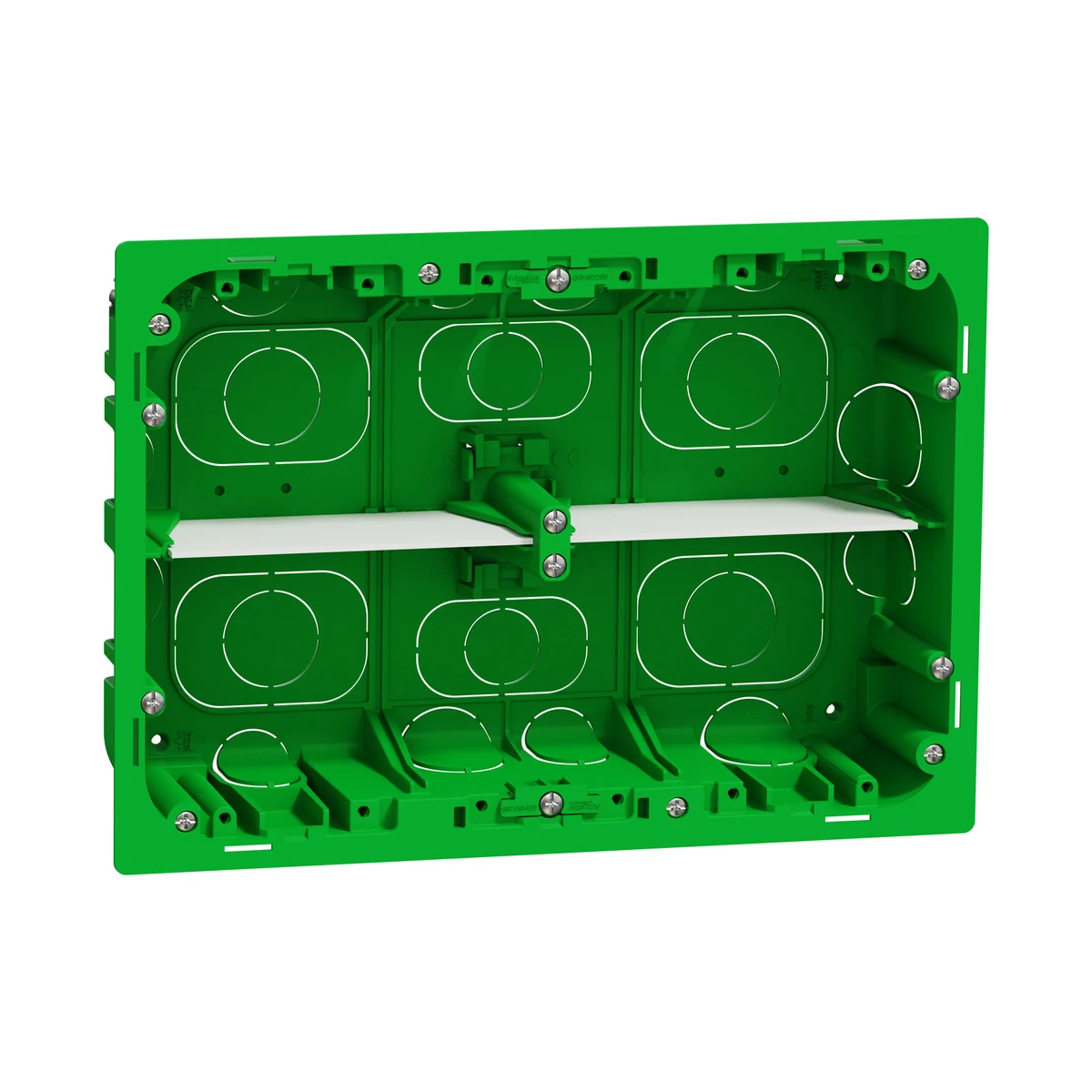 Schneider Electric NU8718 2-Row x 8-Module Flush-Mount Box