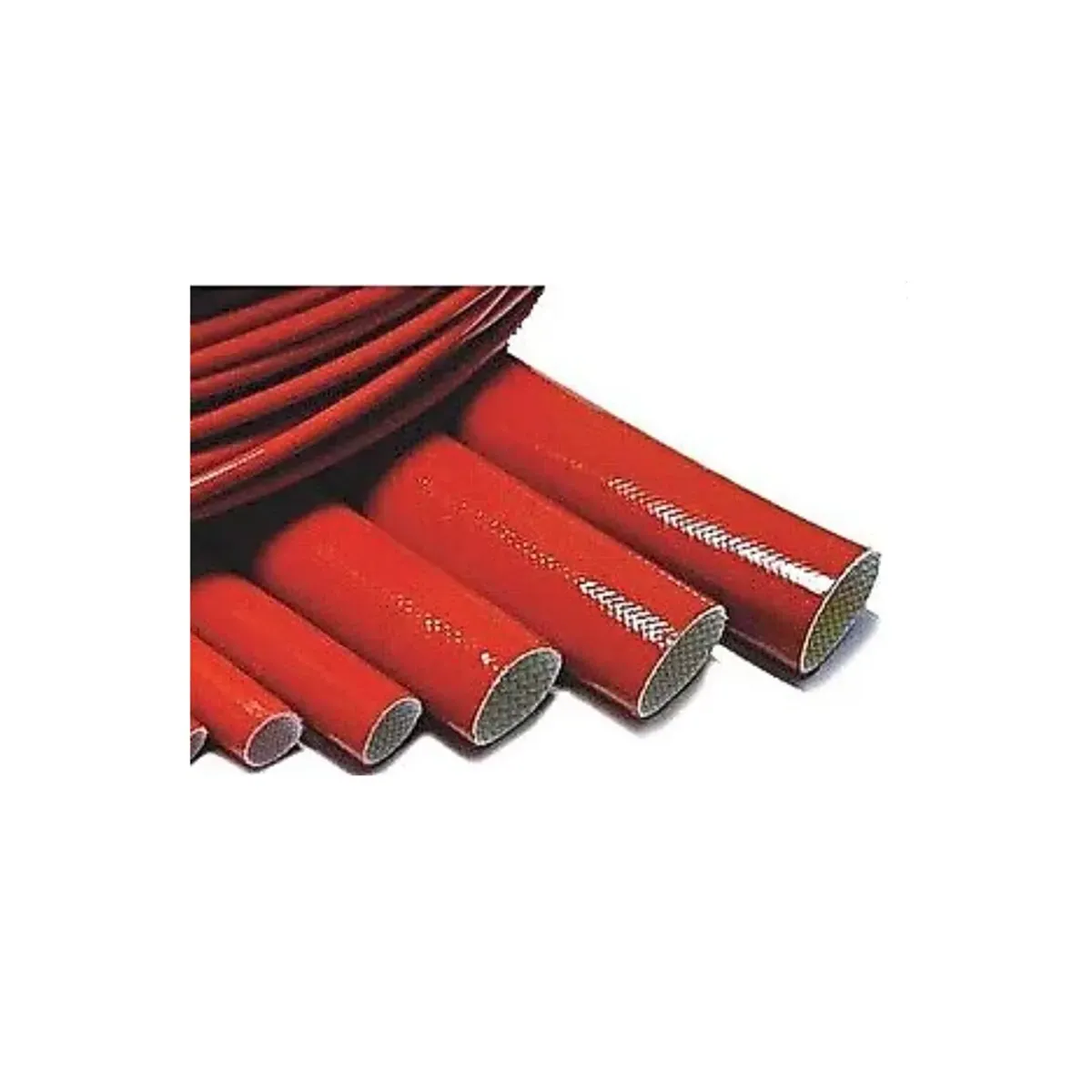 6mm Kırmızı Cam Elyaf Makaron - 100mt Rulo