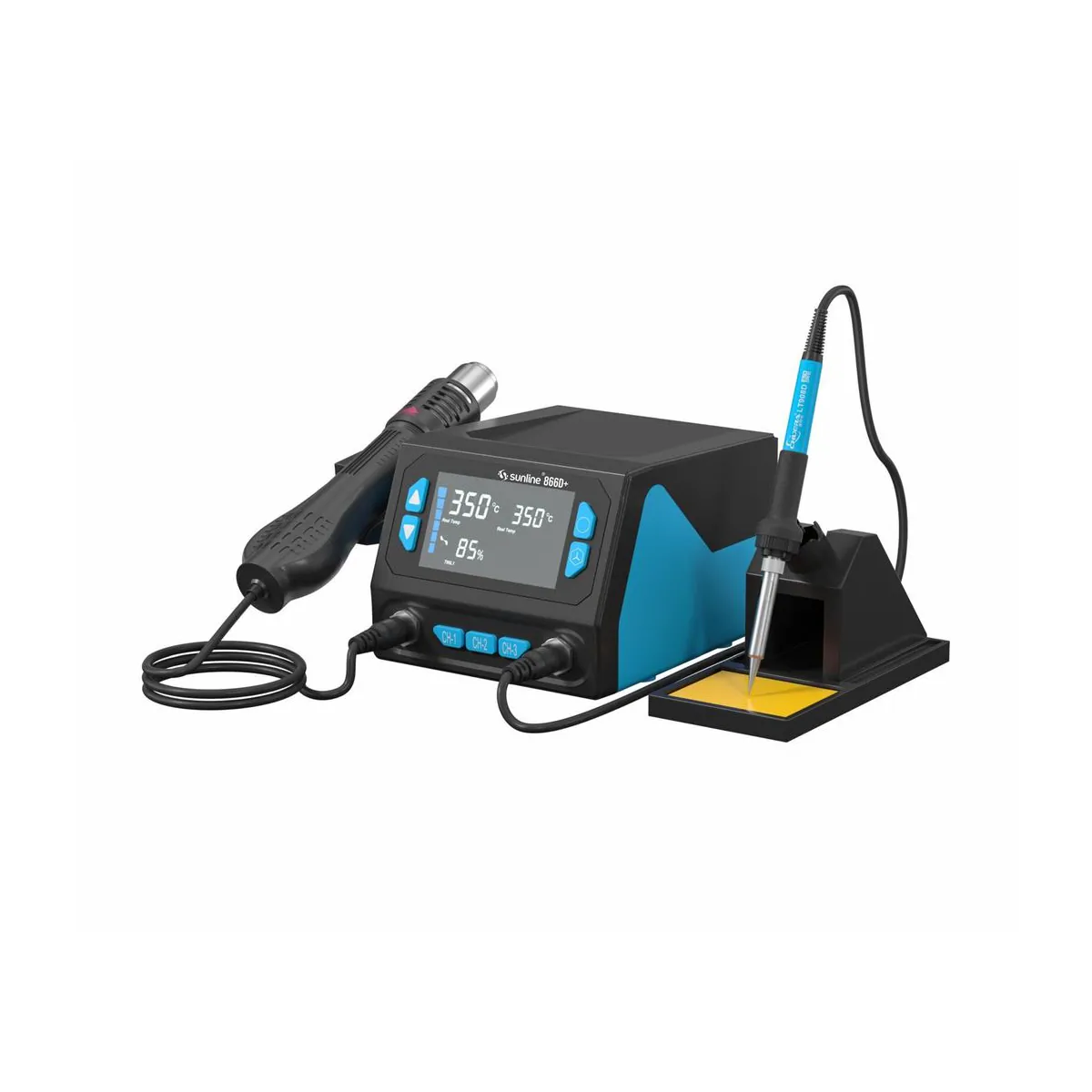 Sunline 866D+ brushless havya istasyonu ve sıcak hava tabancası
