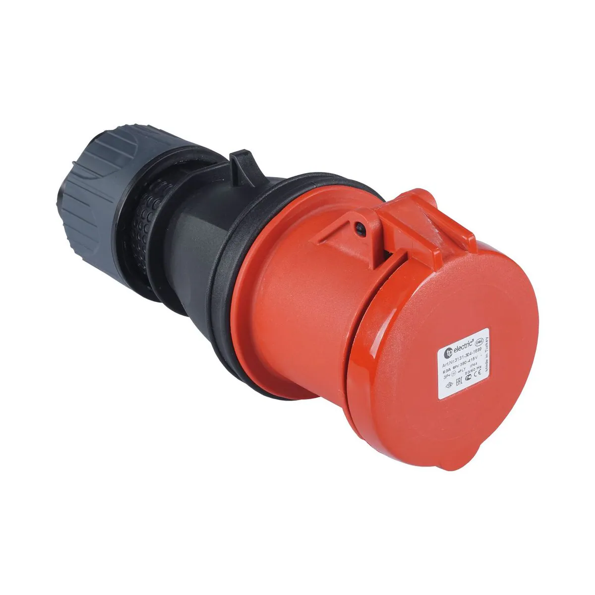 TP Elektrik 3133-304-1699 CEE 5x63A Uzatma Prizi (GT), IP 44, 6h