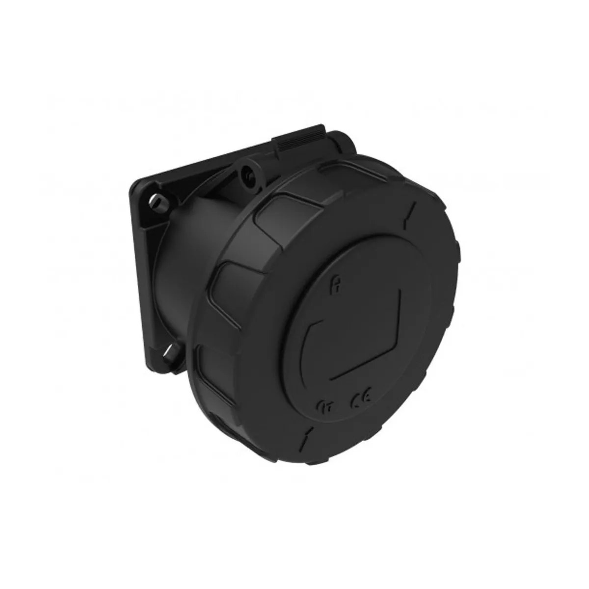 Bemis BCS-3403-7413 CEE Machine Socket 32 A 2P+E IP67 Black