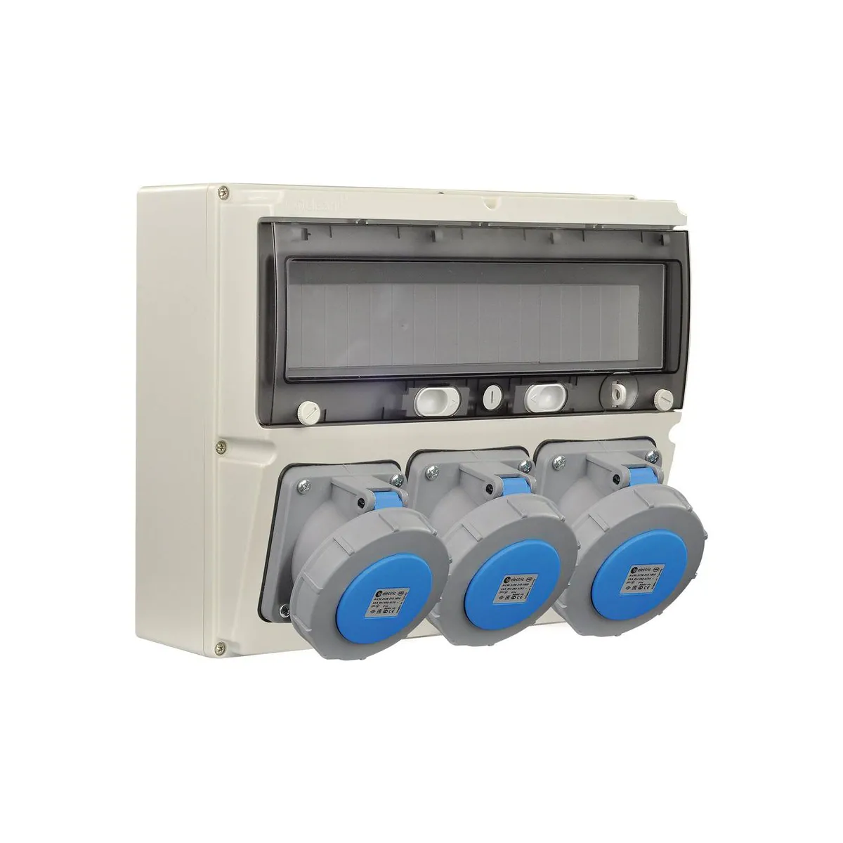 TP Elektrik 3323-000-0293 360x300 Socket-Mounted Combination Box, with 3x63A Socket