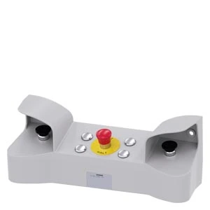 Siemens 3SU1853-3NB00-1AD1 Buton ve Sinyal Aksesuarı Çift-El konsol, Metal (Butonlar dahil, ek buton montajı için hazır 4xdelik)