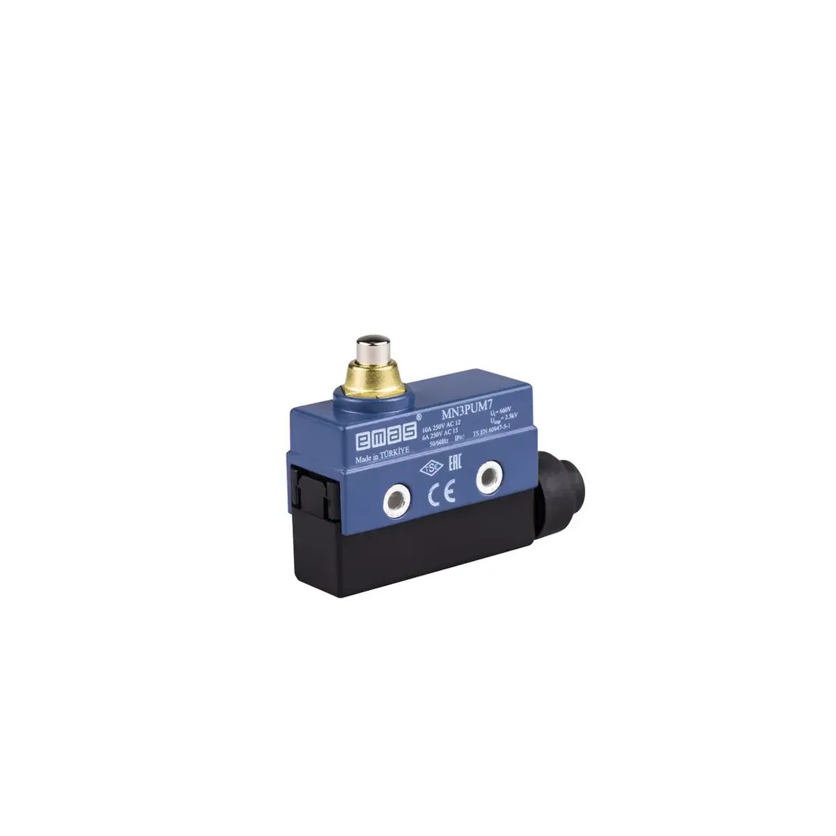 Emas Metal Kalın Pimli 1CO MN3 Serisi Metal Mini Switch MN3PUM7