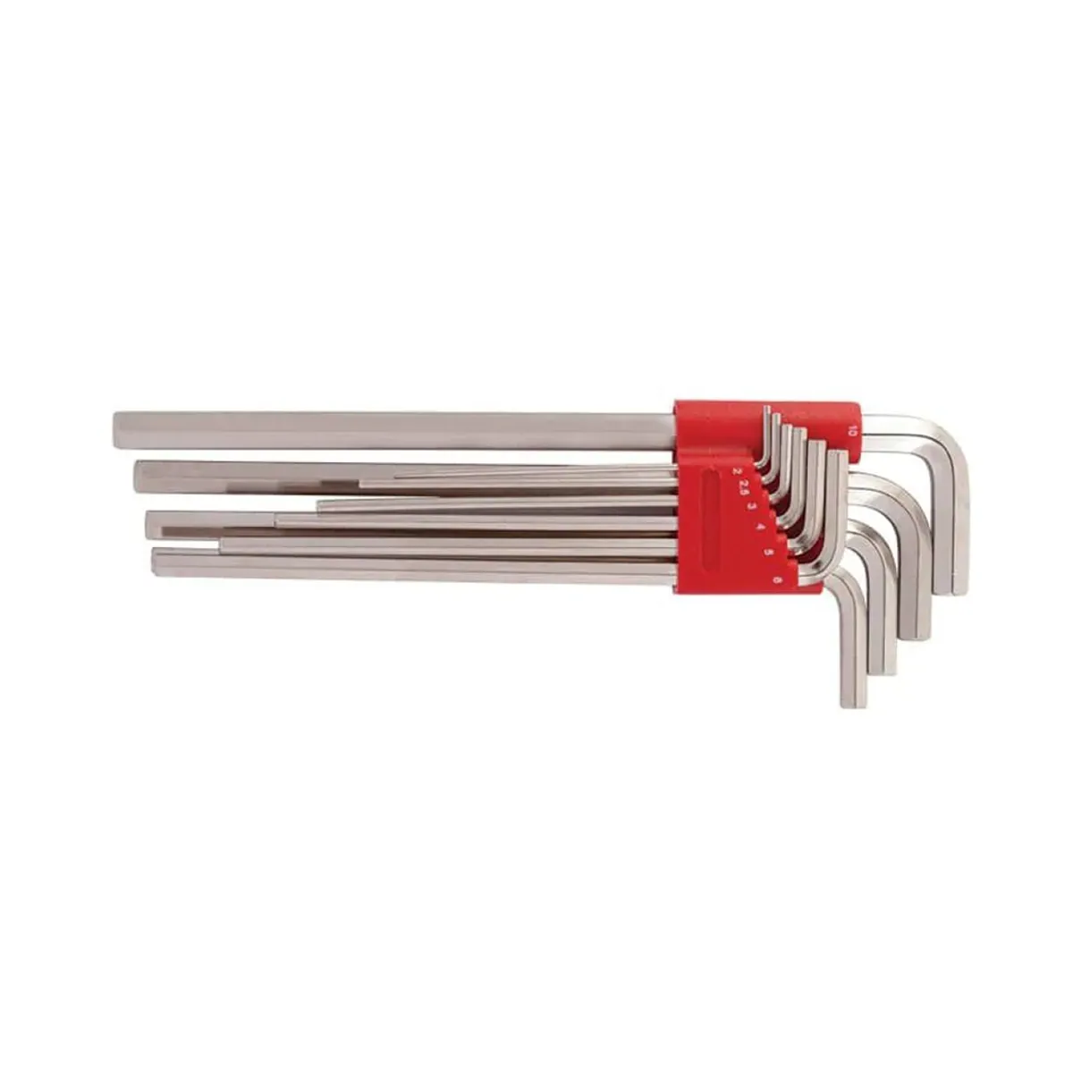 İzeltaş Allen Key Set Hex Long Length 10 Pieces