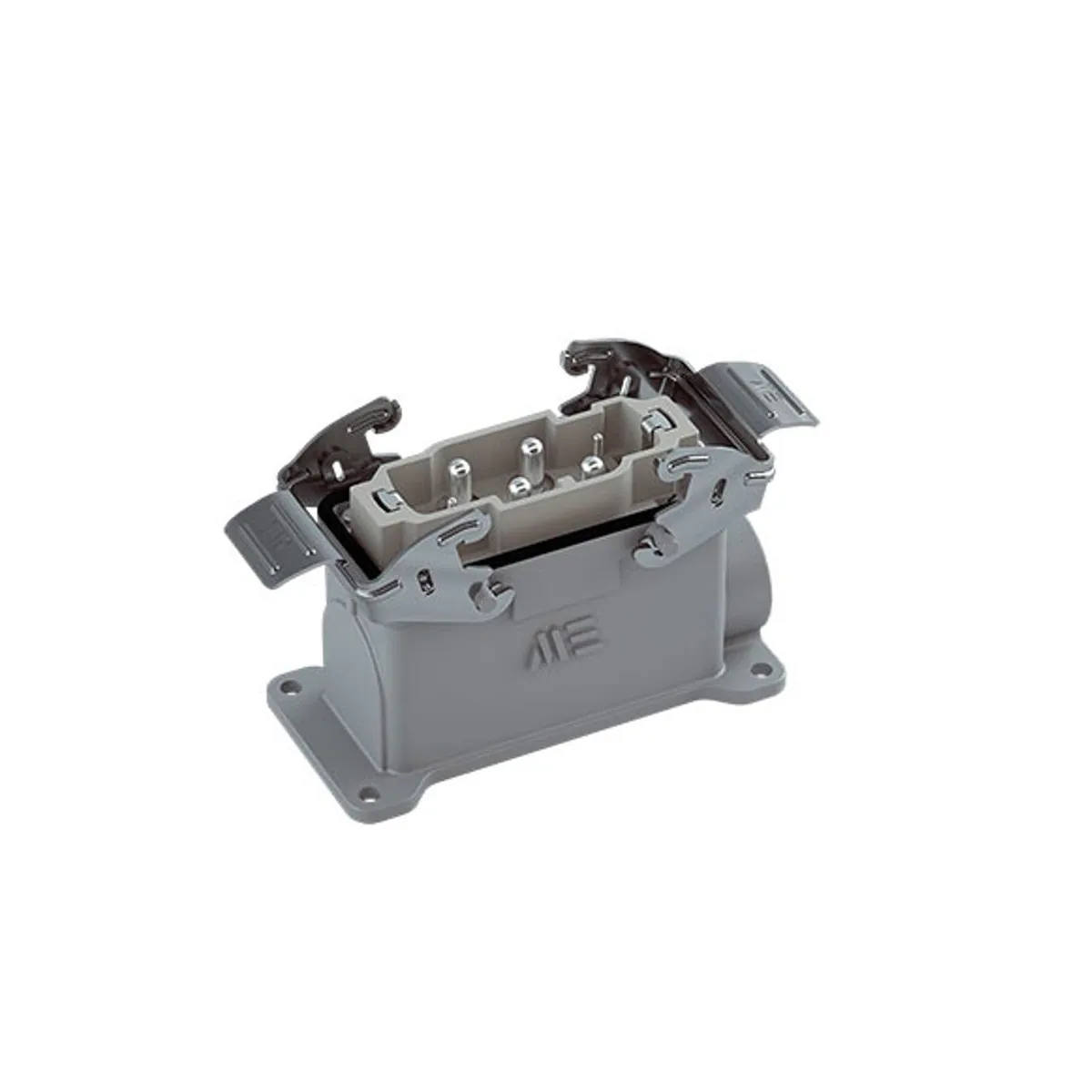 Mete Enerji 403426S 4/2x80/16A Çoklu Duvar Fiş Metal Mandallı