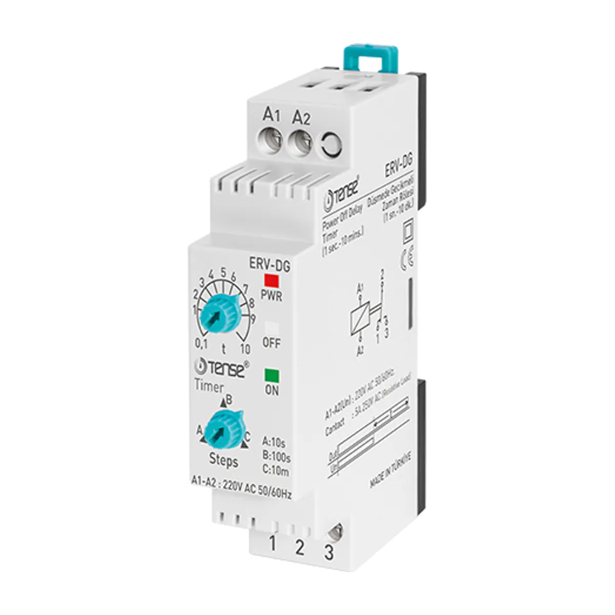 Tense ERV-DG Off-Delay Timer Relay