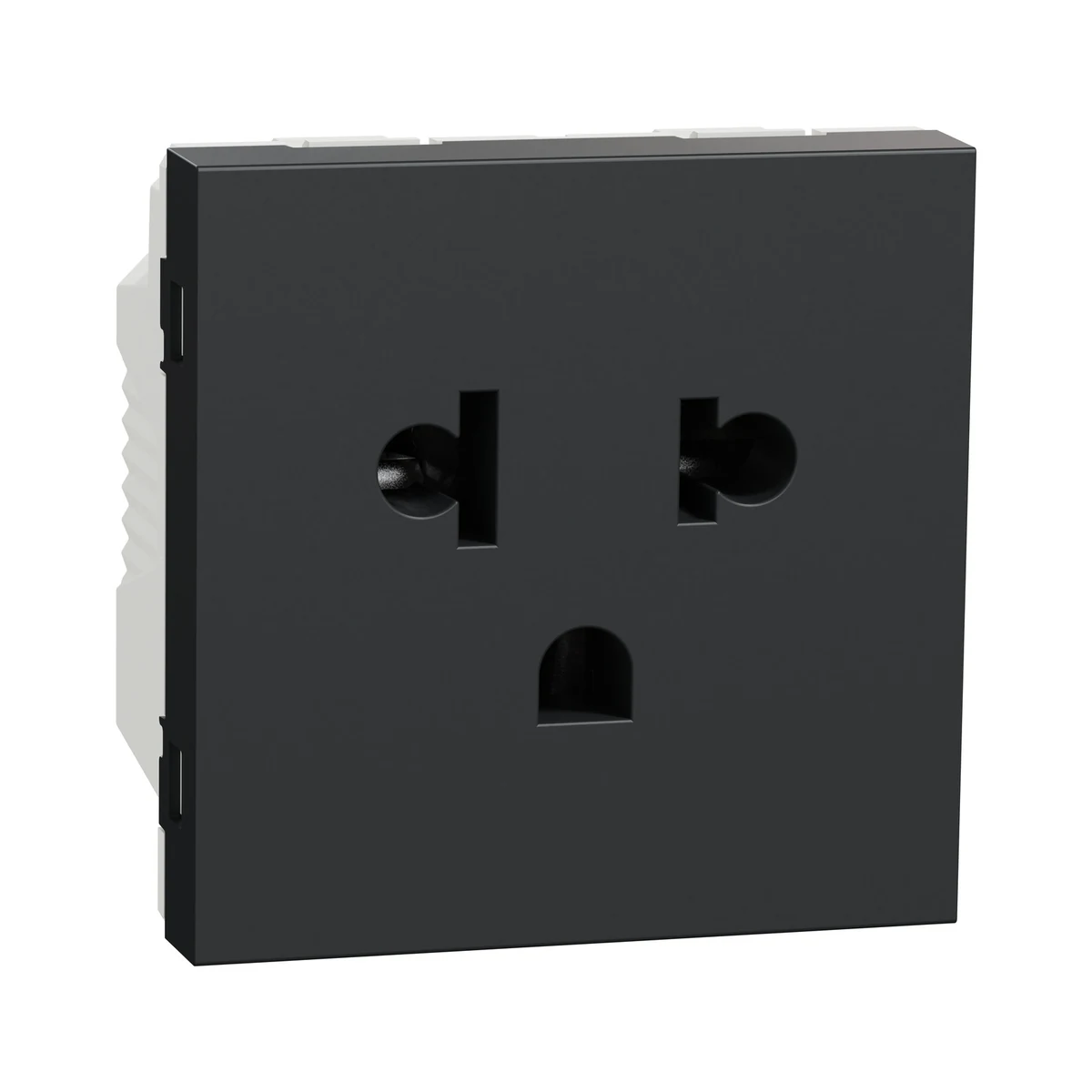Schneider Electric NU304154 Yeni Unica, Euroamerican Socket 2 module, Anthracite