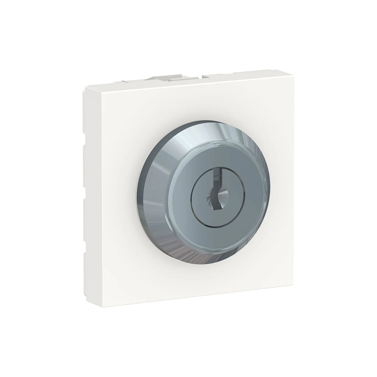 Schneider Electric NU370118 Yeni Unica, Key Switch 3 position 2 module, White