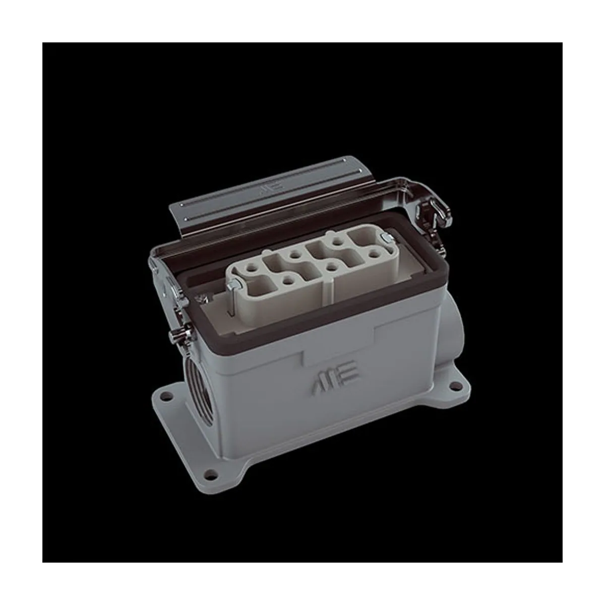 Mete Enerji 403570S 6x35A Duvar Prizi Çift Girişli Tek Metal Mandallı