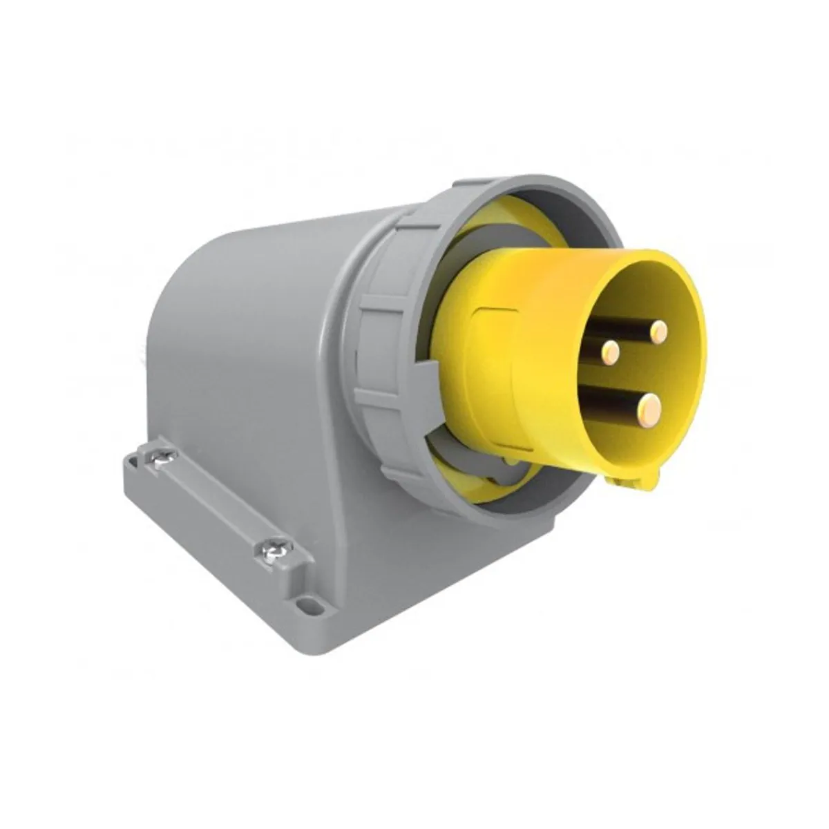 Bemis BC1-1303-7236 CEE 90° Angled Wall Plug 16 A 2P+E IP67