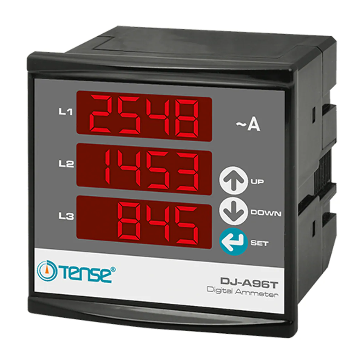 Tense DJ-A96T Dijital Ampermetre, 96 x 96 mm