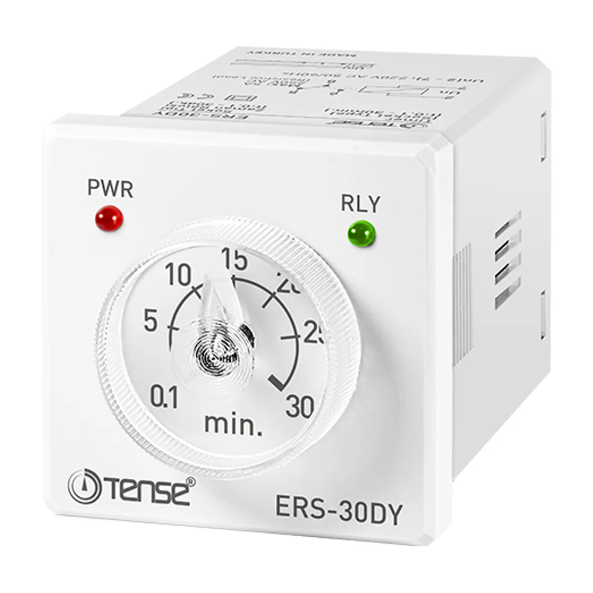 Tense ERS-30DY Zaman Rölesi, 30 dakika'ya kadar, 48 x 48 mm