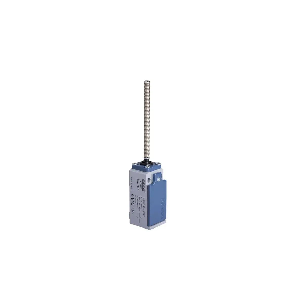 Emas L51 Metal Gövde 7 mm Küt Metal Uç Metal Yay Kol Ani Hareketli 1NO+1NC Sınır Şalter L51K13SOM103