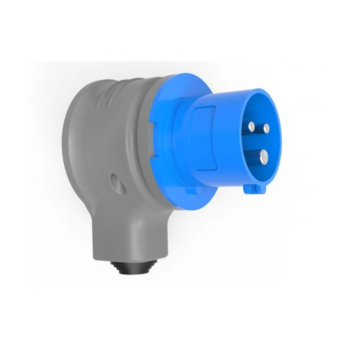 Bemis BC1-3403-2130 CEE 90° Angled Rotary Plug 32 A 2P+E IP44