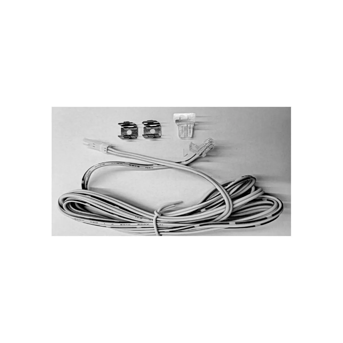 ACK A05-95-018 1.8 m Cable with Socket + End Cap + Mounting Clip