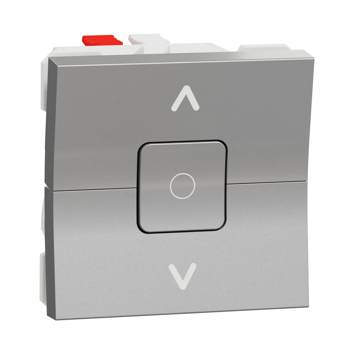 Schneider Electric NU320830 Yeni Unica, Blind Control Switch 6A 2 module, Aluminum