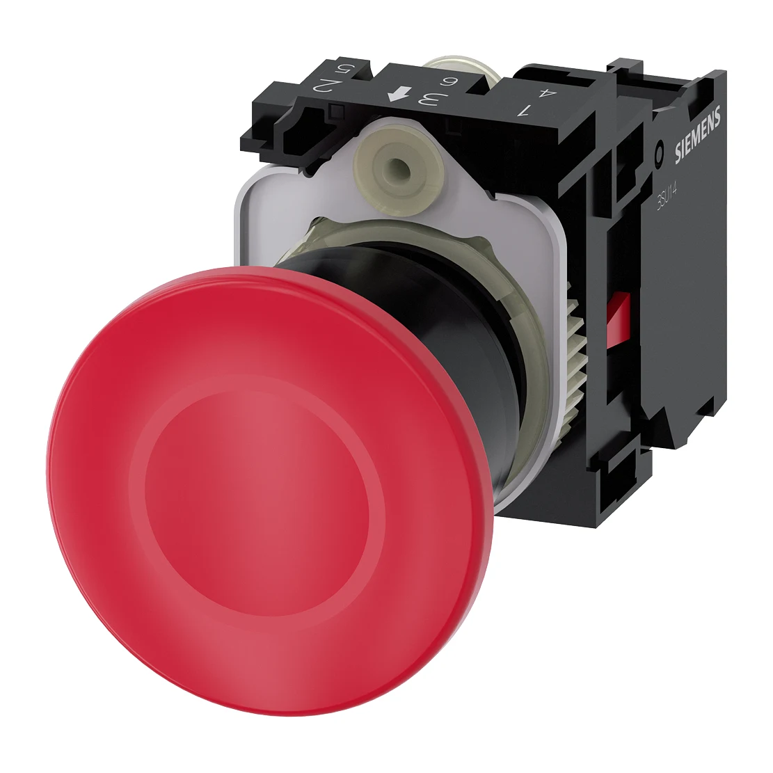 Siemens 3SU1100-1BA20-1CA0 Control Push Button Pull-to-Release 1NC