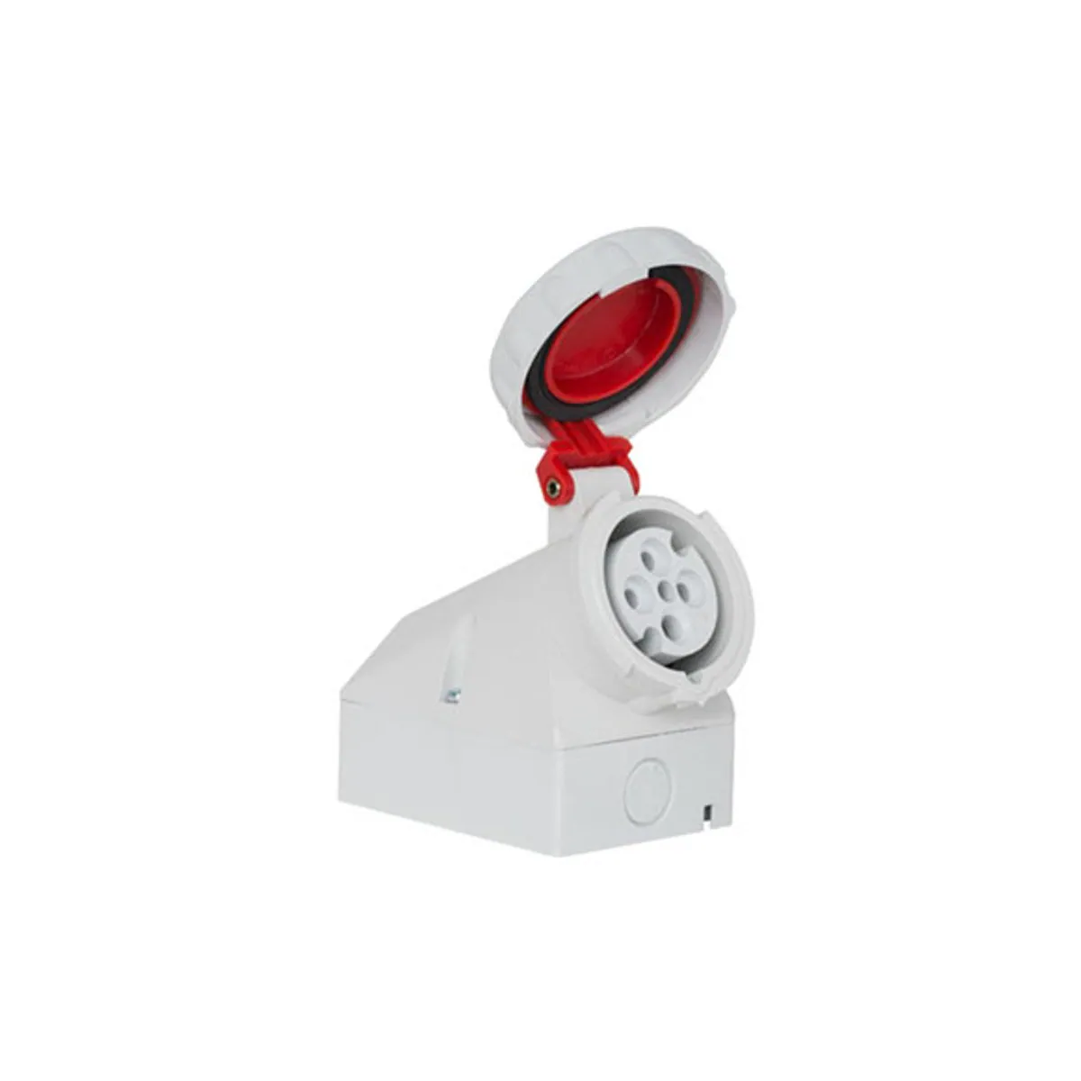 Bals T1137V 4x16A Wall Socket Angled Housing IP67 Screw-Type