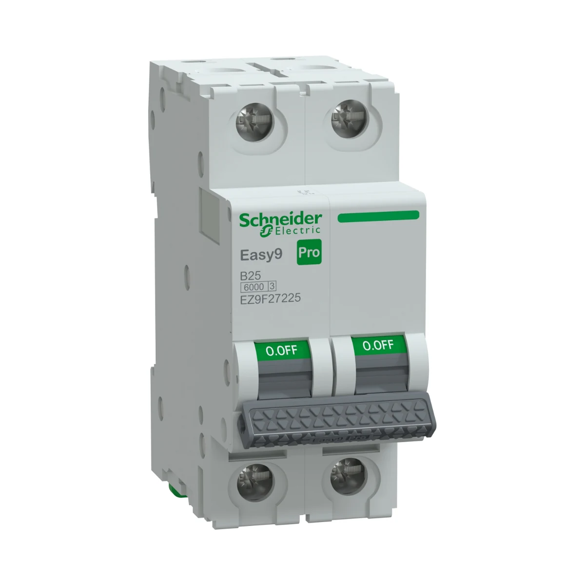 Schneider Electric EZ9F27225 Pro MCB 2P B Curve 25A 6 kA