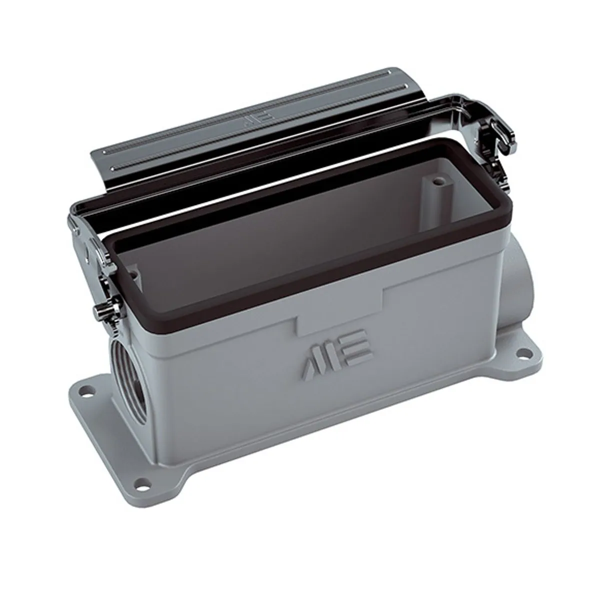 Mete Enerji 29372S 24x16A Multi-Contact Wall-Mounted Housing Dual Entry Single Metal Latch