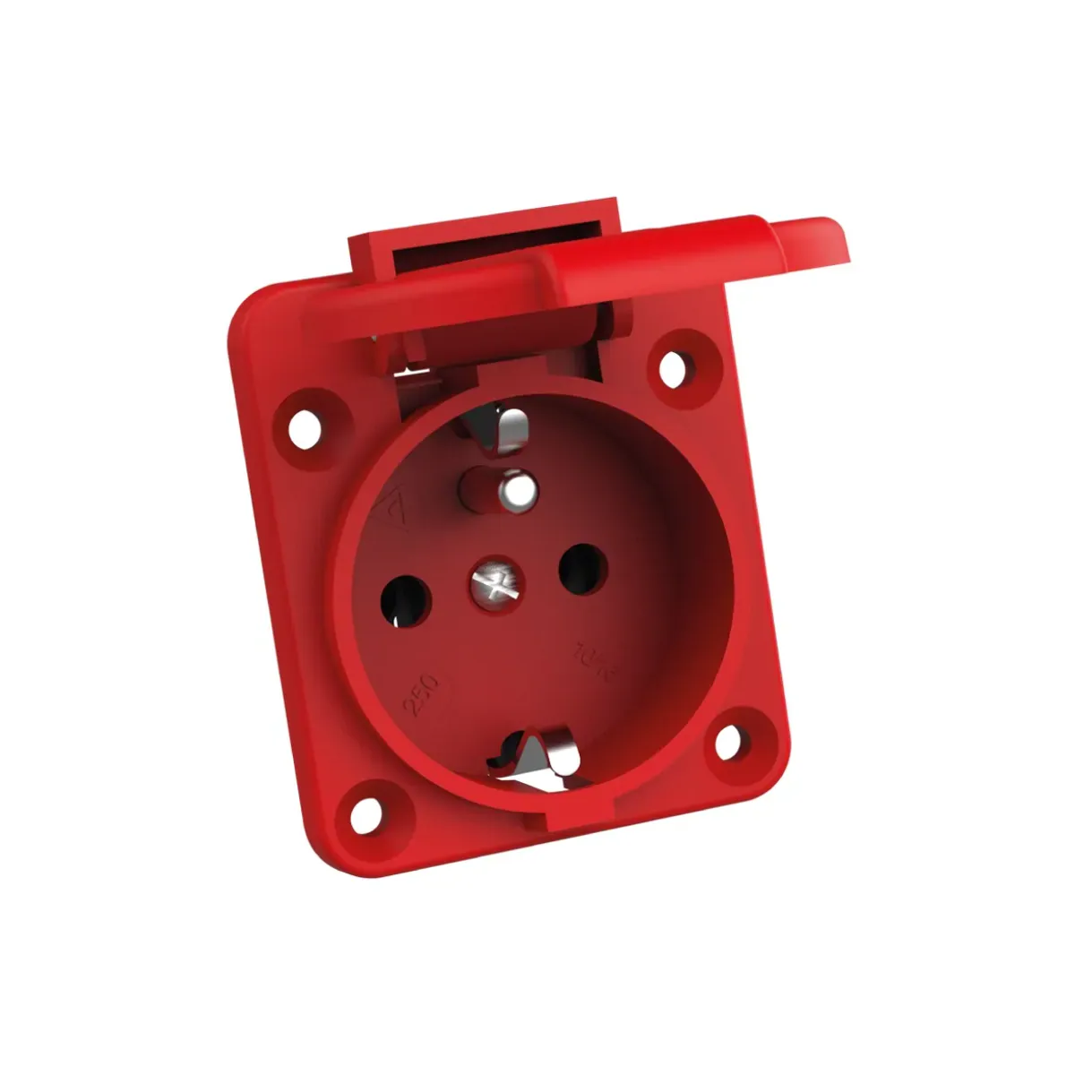Tem 215.320.112.001.2 16A UPS Panel Socket 2P+E