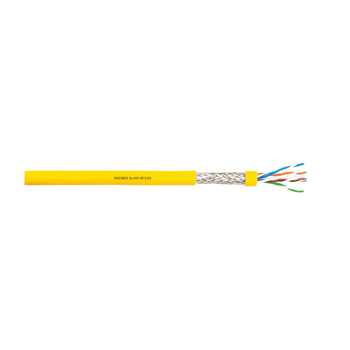 Reçber SL400 SF/U23 Category 6 SF/UTP 4x2x23AWG Kablo — üreticinin temsili aile görseli; varyant özellikleri ürünün teknik kaydına göre değerlendirilmelidir.