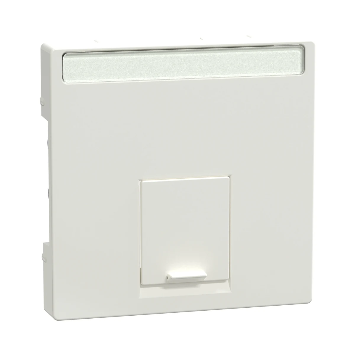 Schneider Electric MEG4573-0319 Tekli RJ45 tuş kapağı, System-M, Beyaz — üretici ürün görseli