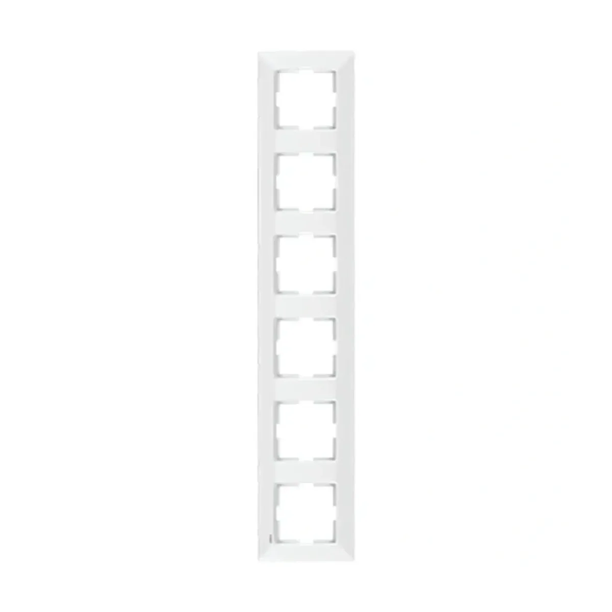 Viko Karre Meridian White 6-Gang Vertical Frame
