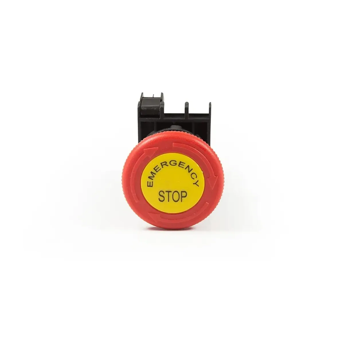 Emas B Series Plastic Emergency Stop Twist-Release Type Head 40mm Push Button 1NC Red 22mm IP50