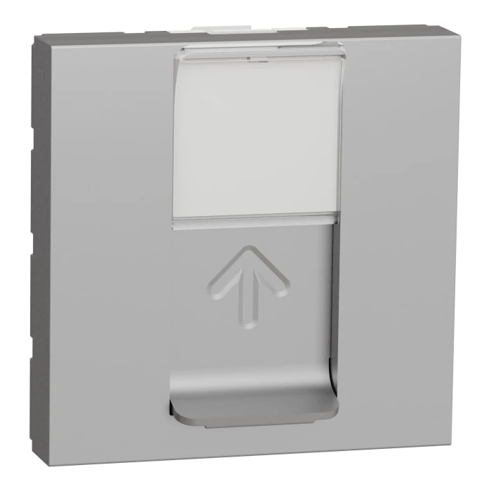 Schneider Electric NU344930 Yeni Unica, RJ45 Priz Cat6A STP 2 modül, Alüminyum