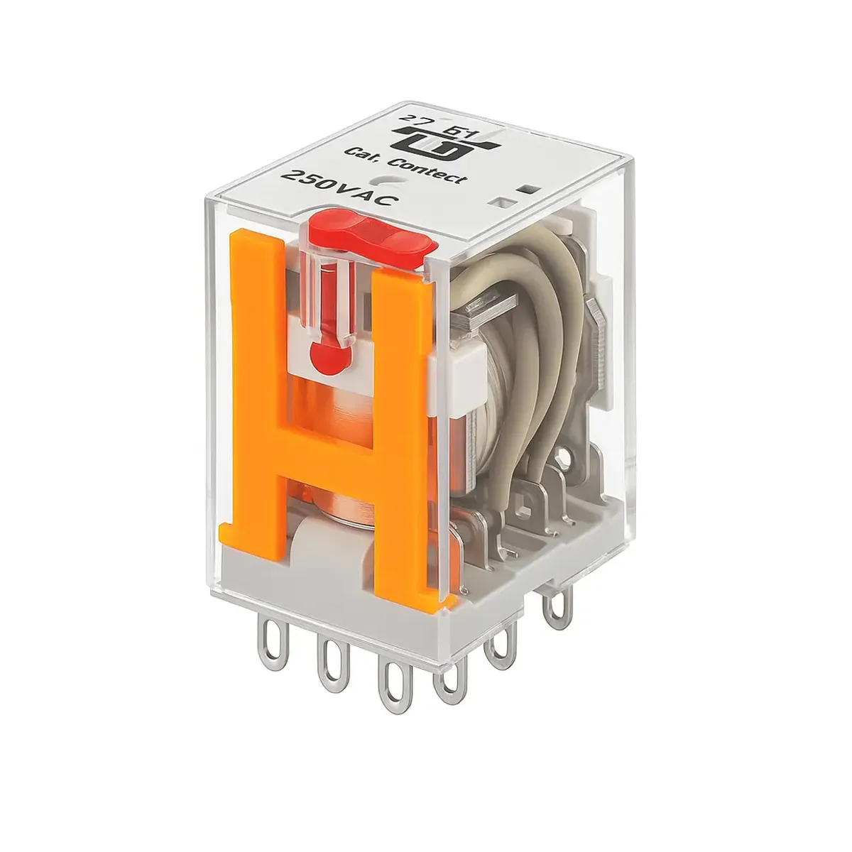 Molwex 4CO,5A,24VDC, LED+Test Butonlu