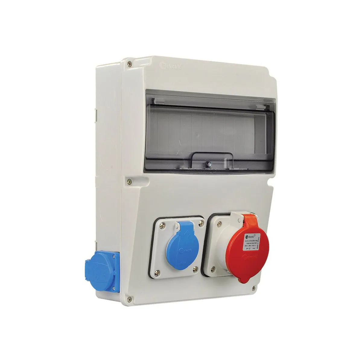 TP Elektrik 3320-002-1400 220x300 Socket-Equipped Combination Box, with 1x16A and 3x25A Sockets