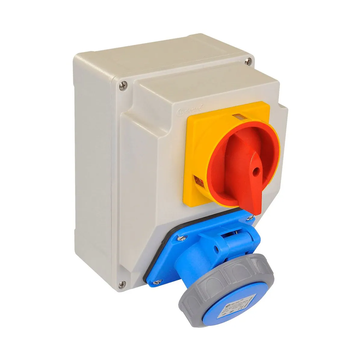 TP Elektrik 3317-000-2101 120x170 Priz Montajlı Kombinasyon Kutusu, 3x16A Prizli