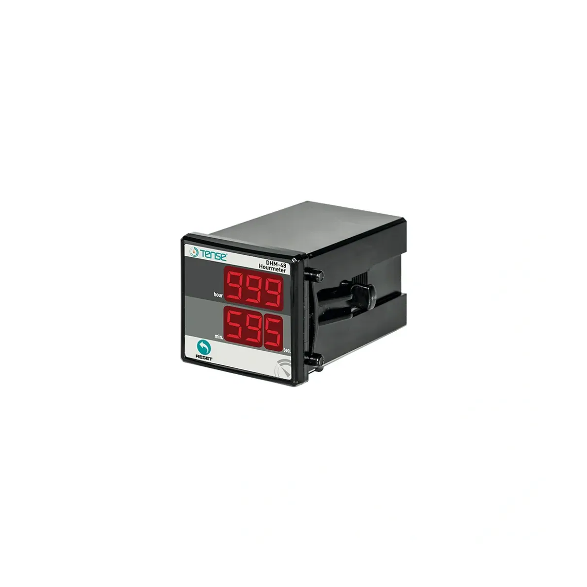 Tense DHM-48 Dijital İş Güç Zaman Saati, 6 hane 9mm display, Resetlenebilir, Pano Tipi