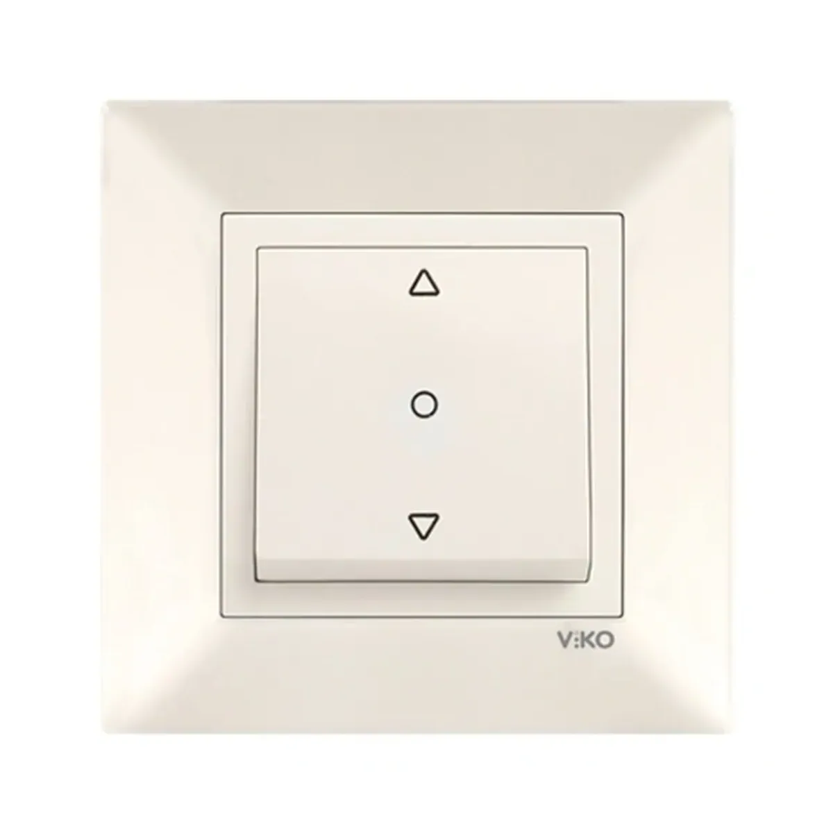 Viko Karre Meridian Cream Single-Button Blind Control Switch