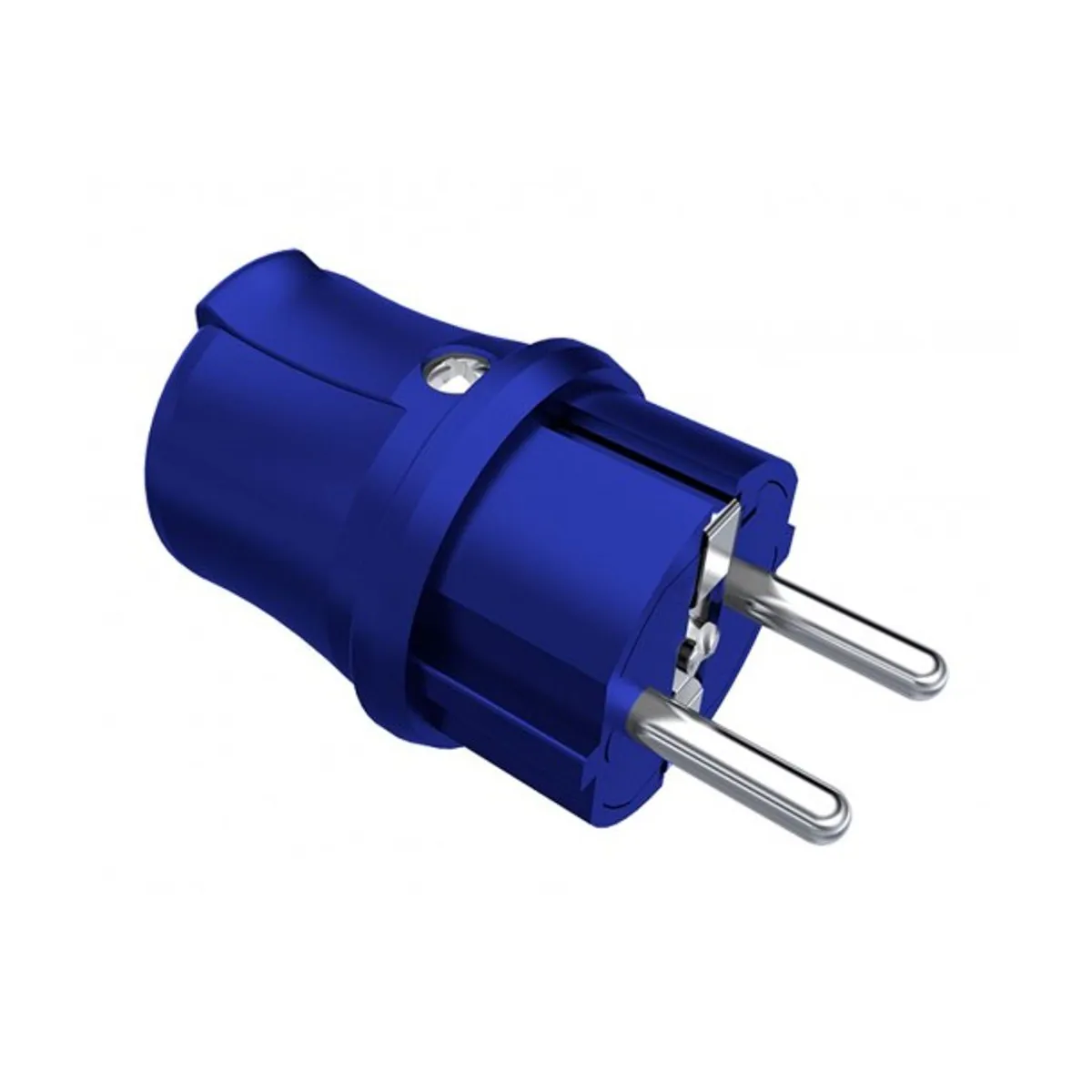 Bemis BY2-1402-2011 Plastic Straight Plug (Blue) 16 A 2P+E IP44