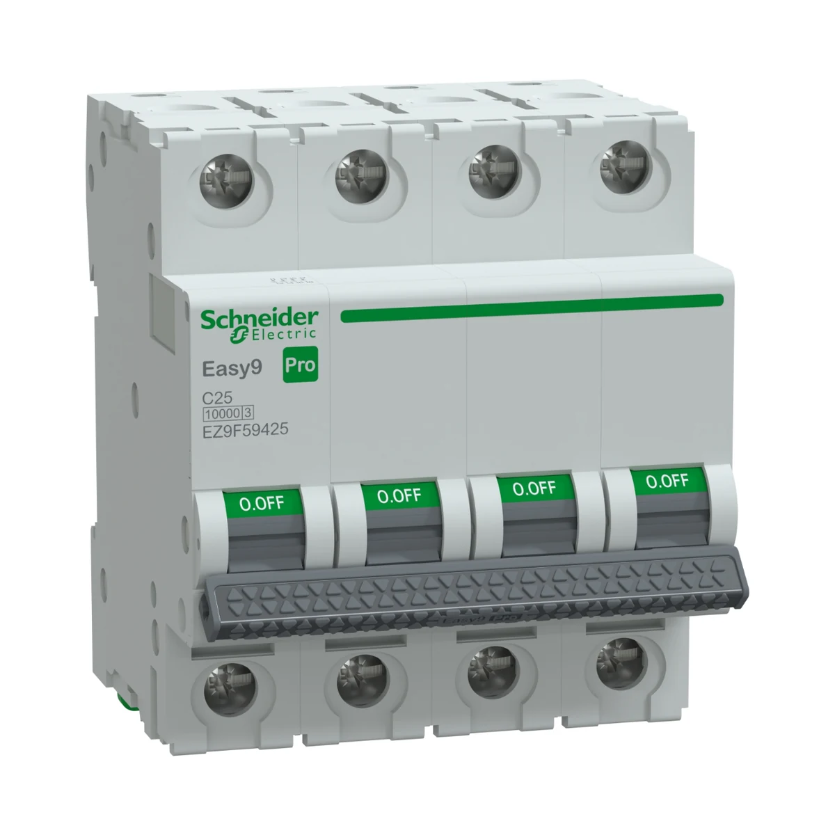Schneider Electric EZ9F59425 Pro Sigorta 4P C Eğrisi 25A 10 kA — üretici ürün görseli