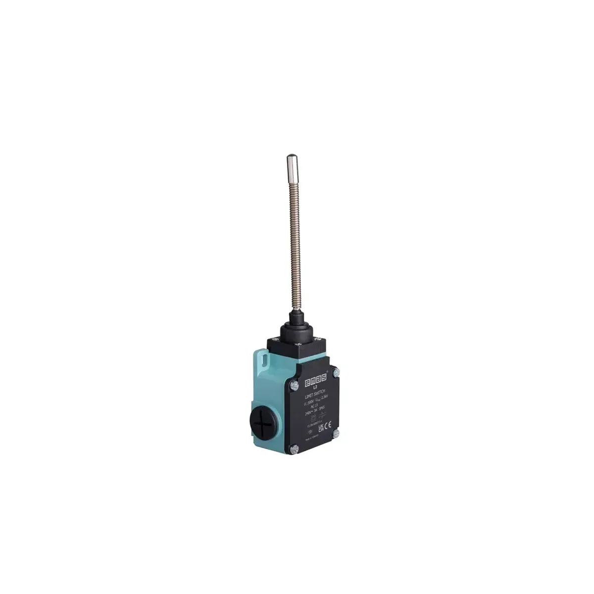 Emas Metal Housing Blunt Metal End Metal Spring Lever Snap-Action 1NO+1NC Limit Switch 7mm L2K13SOM102