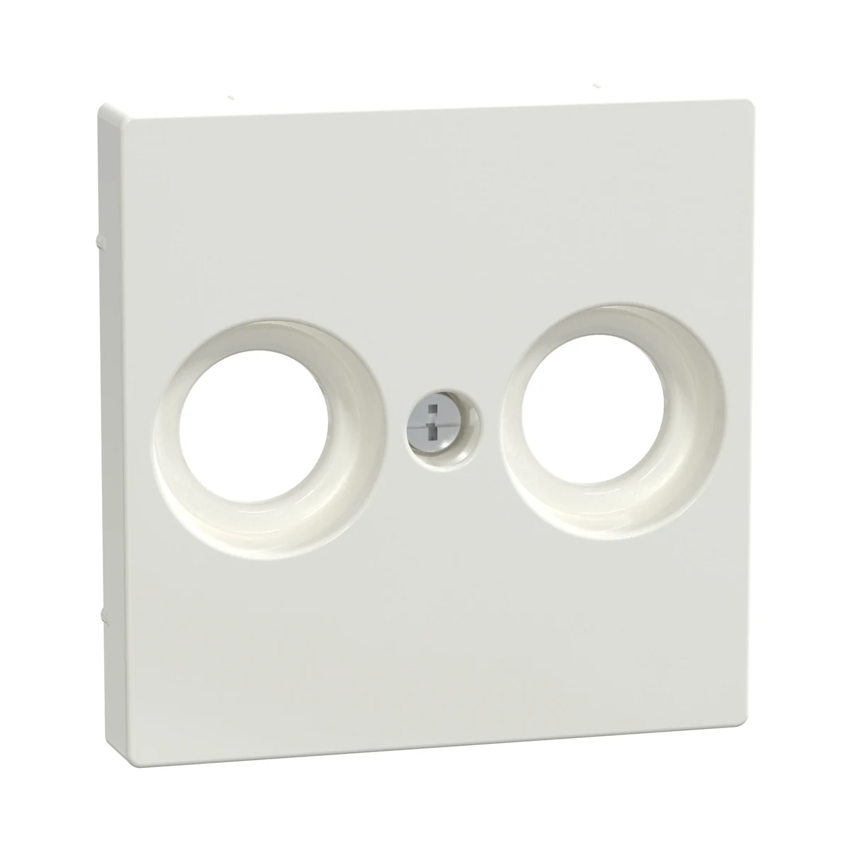 Schneider Electric MEG4122-0319 TV Socket Button Cover (2-Hole), System-M, White